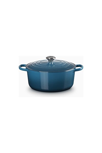 Le Creuset وعاء طهي دائري فاخر من الصلب المصبوب مقاس 28 سم
