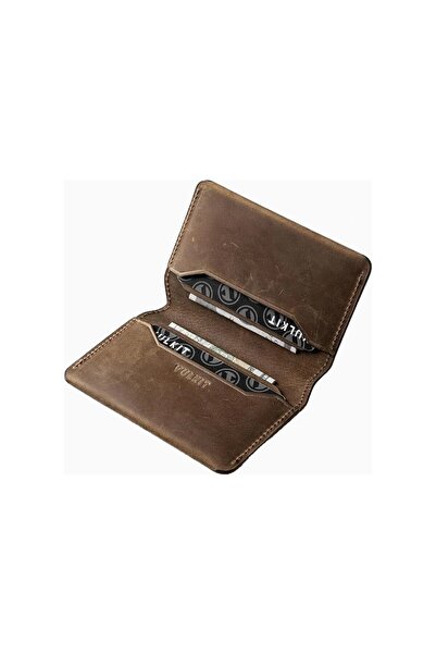 VULKIT Rfid Protected Thin Leather Magnetic Unisex Card Holder Wallet