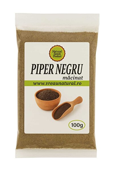 Natural Seeds Product Piper negru macinat 100gr