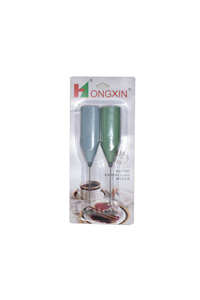 Generic جهاز رغوة الكابتشينو يعمل بالبطارية، قطعتان AOD529LX