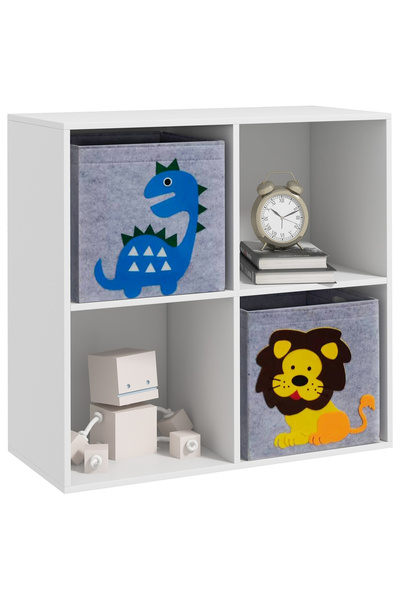 Generic Brand Unitate de depozitare pentru copii, cuburi, sertare, MDF, prote...