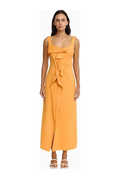 Acler Realbart Women's Maxi Dress with Ruffle Detail