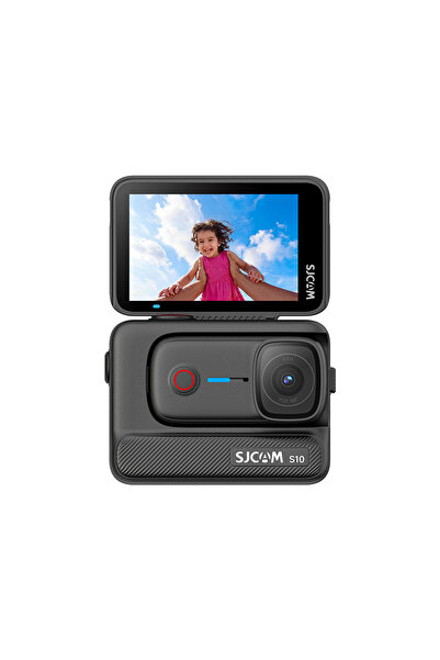 SJCAM S10 Dönebilen Ekranlı 4K/30 Fps Aksiyon Kamerası - Siyah