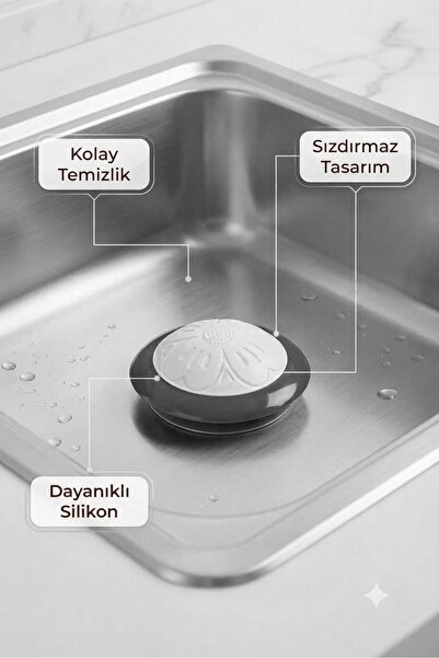 Raakmadezanmir Banyo Koku Önleyici Gider Koku Önleyici Süzgeci Lavabo Küvet D...