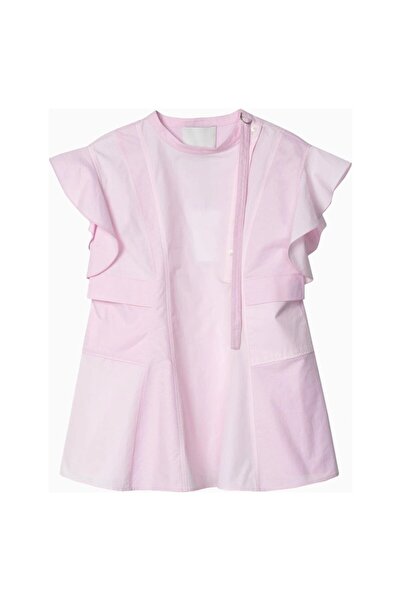 3.1 Phillip Lim Tonal Poplin Oxford Combination Women's Blouse