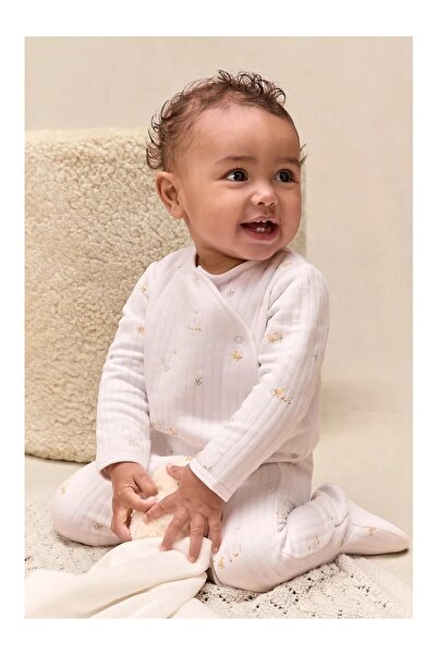 THE WHITE COMPANY حقيبة نوم للأطفال من القطن العضوي المخلوط من ماركة ووينج دا...
