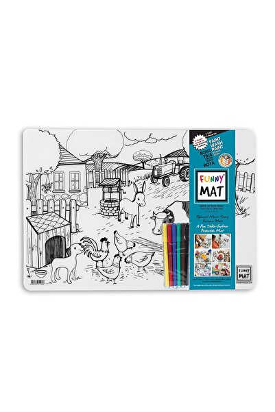 Altın Kitaplar Akademi Çocuk-Funny Mat - Çiftlik & Derin Deniz 25x35cm 3'lü K...