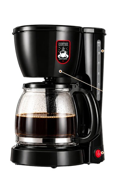 Generic Coffee Maker 1.6L – 900W, Easy Operation, Drip-Proof Design, Automati...