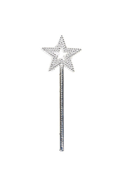 Lovesta Home Star Model Fairy Wand Angel Wand Princess Wand Metalized Silver ...