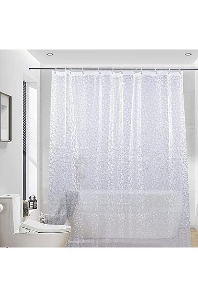OriTi Long Shower Curtain Liner, Heavy Duty EVA Thick Clear Plastic Shower Cu...