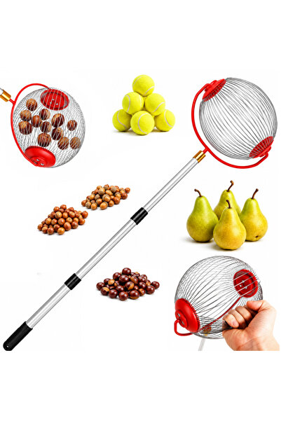 zola Culegator telescopic pentru nuci si fructe, 48-105 cm, cos flexibil 23 c...