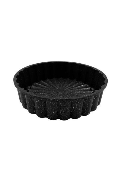 Nehir Papatya Black Cast Iron Tart Mold 26 cm