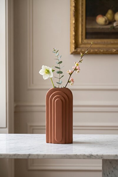 ACAR Terra Luxe Nordic Vase Orange - 34 cm