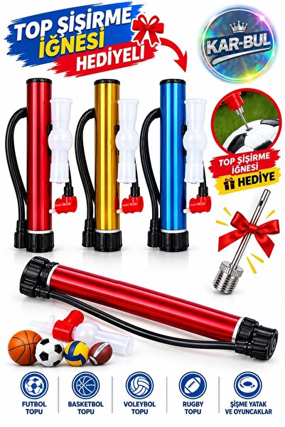 kar-bul Alüminyum Pompa Araba Lastik Bisiklet lastik Top Şişirme pompası iğne...