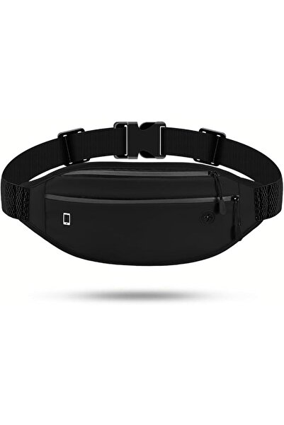 GENERAL Waterproof Fanny Pack, Running Waist Pack with 2 Zipped Pockets Mobil...