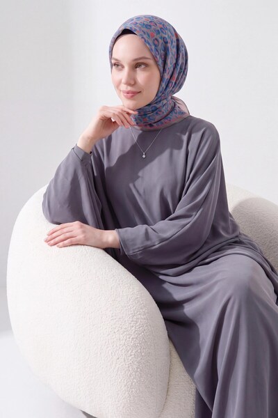 Silk Home Soft Eşarp Vintage Floral Vizon