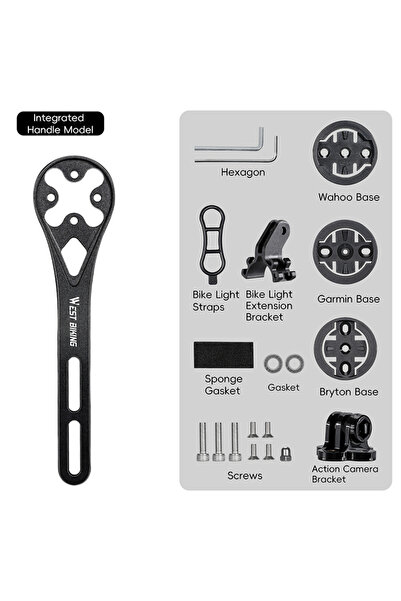 Choice Integrated Model WEST BIKING Bicycle Computer Mount Integrated Handleb...