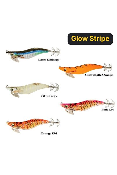 daiwa Emeraldas Nude 25 Kalamar Zokası Glow Stripe