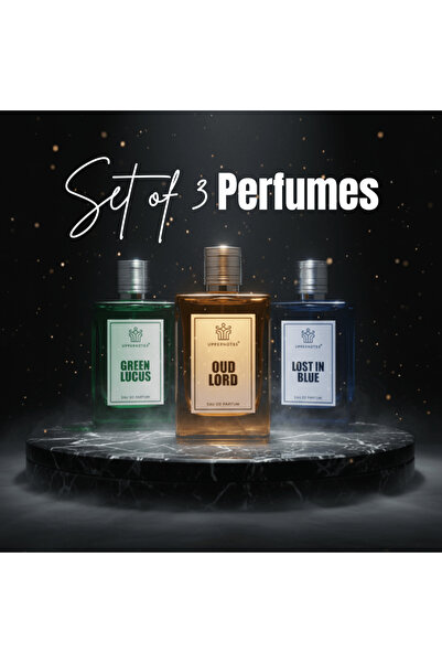 Uppernotes Signature Trio {Oud Lord 80ml, Lost in Blue 80ml, Green Lucus 80ml...