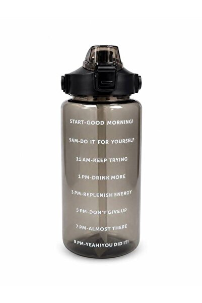 TOY LAND 2000ML Motivational Water Bottle with Time Marker, Leakproof Locking...