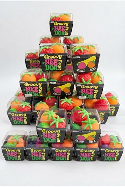 vattara Meyve Squishy Needoh Fruit Sukuşi 3’Lü Tek Kutu Çilek Mandalina Muz Squishy Fruit Serisi Meyve Serisi Stres Oyuncağı