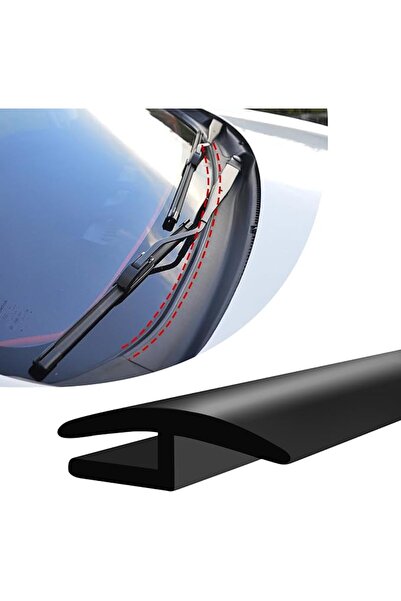 GENERAL 1.8M/6Ft Windshield Cowl Molding Rubber Seal Strip Trim, Front Rear W...
