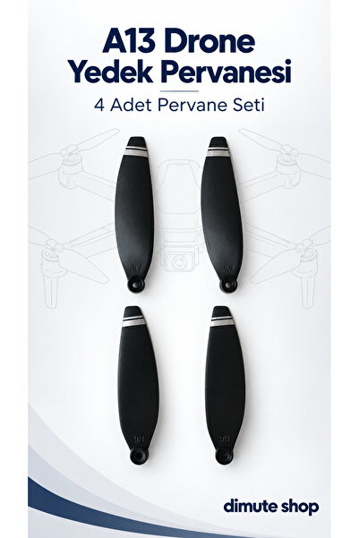 Dimute Shop A13 Drone Pervanesi – 4 Adet Yedek Pervane