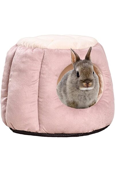 HERCOCCI Extra Large Rabbit Bed House, Foldable & Warm Bunny Hideout Hut Cave...