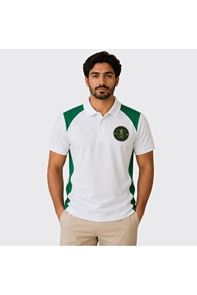 Giordano قميص بولو رجالي ضيق مناسب ليوم السعودية الوطني