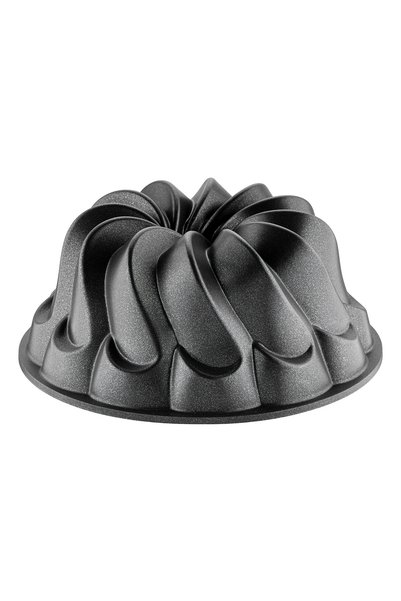 Emsan Black Shiny Flora Döküm Kek Kalıbı 22 cm
