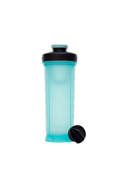Contigo شاكر Shake and Go 2.0 خالٍ من مادة BPA مع غطاء قابل للفتح سعة 28 أونصة