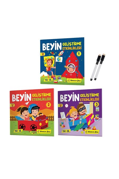 yükselen zeka Beyin Geliştirme Etkinlikleri Yaz Sil Serisi