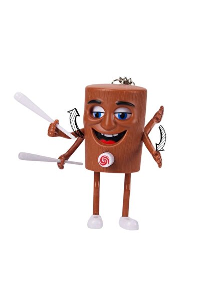 JML Figurina Breloc 9cm Tung Tung Shaur, cu Schimbare de Expresie Diferite Cu...