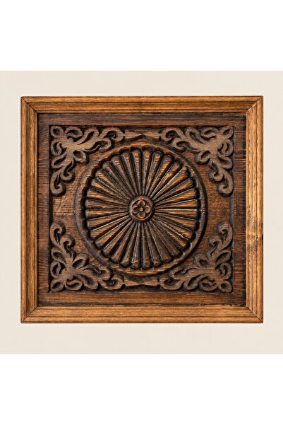 Ahşap Oyma Duvar Dekoru- Panel