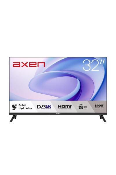 Axen 32" AX32HMLN-N01S 80 Ekran HD Ready Dahili Uydu Alıcılı LED TV - Siyah