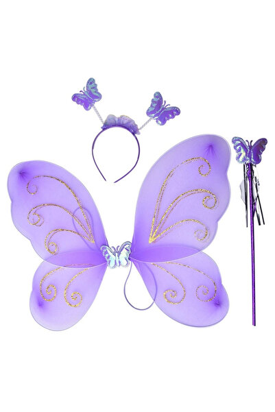 Lovesta Home Lilac color wing crown and stick 50x37 cm