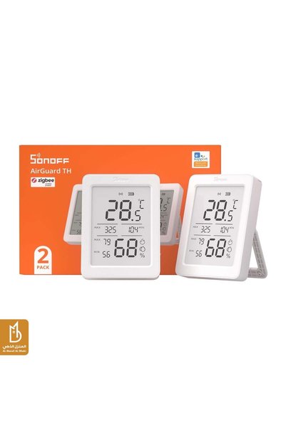 Sonoff AirGuard TH Zigbee Temperature & Humidity Sensor with 3.6" LCD Display...