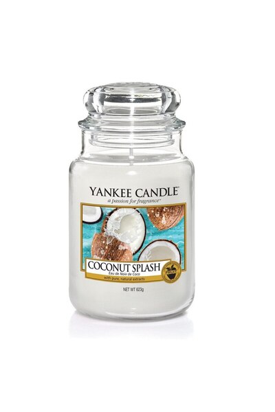Yankee Candle Sclipire de nucă de cocos, Lumânare parfumată, 623 g
