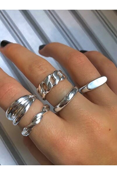 Ervalina Basic Ring Set of 5