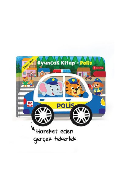 yükselen zeka Oyuncak Kitap - Polis (Gerçek Tekerlekli)