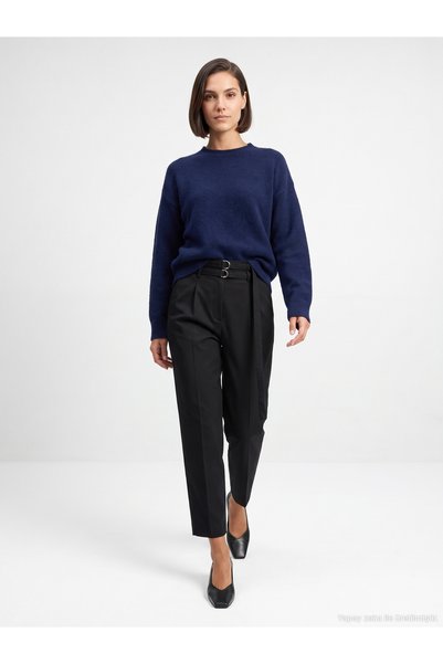 Dilvin 72812 Pantaloni cu curea dublă