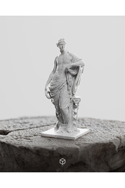 Apollo, Modern, Minimalist, Ev ve Ofis Masa Dekorasyonu, Hediyelik, Sanat Eseri, 6.5x15x6cm