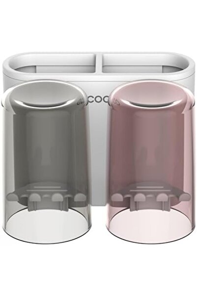 GENERAL ECOCO Toothbrush Holder with Wall-Mounted Cups - No Drill, Strongly A...