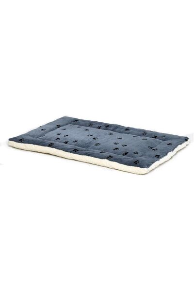 MidWest Homes for Pets Midwest 56cm Double-Sided Blue and White Paw Print Fle...