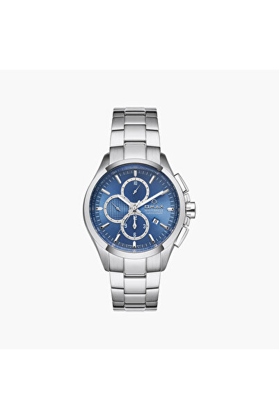Omax Women's Chronograph Round 30 MM Butterfly Buckle Watch | ML36P46I