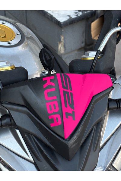 Banxtre Kuba Terra 125 için Kafa Detay Sticker (1 Adet)
