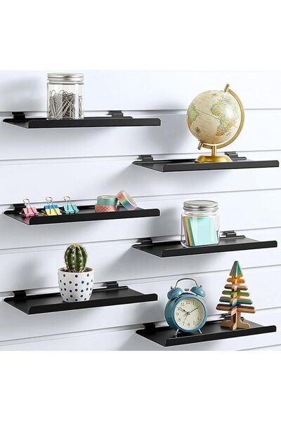 Bukela Slatwall Shelves Metal Slat Wall Shelf Accessories Heavy Duty Retail D...
