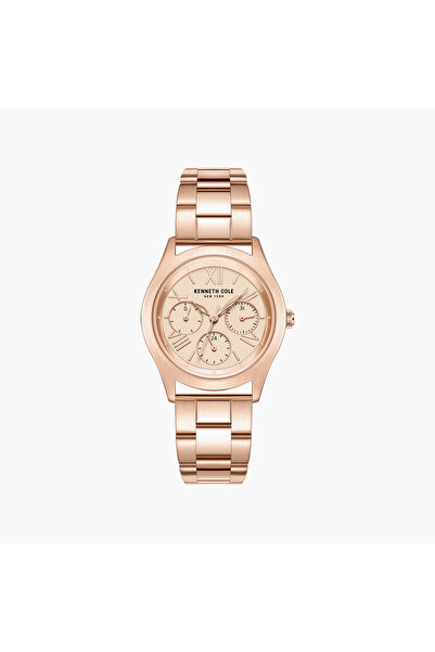 Kenneth Cole Modern Dress Sport Stainless Steel Bracelet Multifunction Watch ...