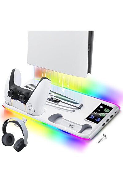 ANYOUI PS5 Cooling Charger Stand Station for PS5/PS5 Slim/PS5 Pro Charger Sta...