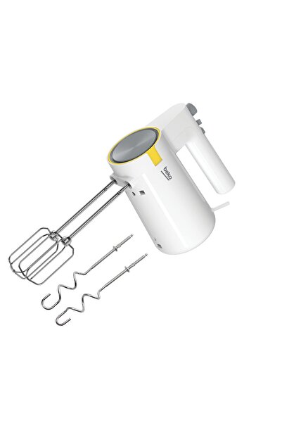 Beko El mikseri 425 watt, 5 hız ayarı + turbo, çırpma teli + kanca, paslanmaz...